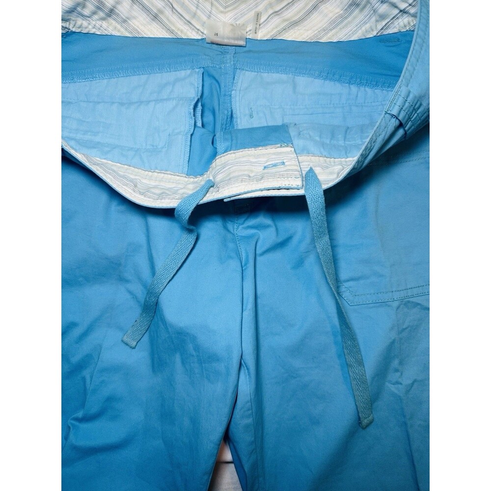 Athleta Convertible Outdoor Hiking Pants Aqua Blue Pockets Women's 14‎ - Picture 16 of 16